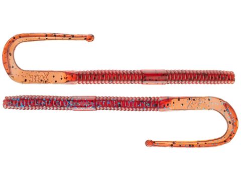 10" RAPTOR TAIL WORM PLUMKIN 6PK