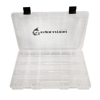 SERIES 3600 18 COMPARTMENT QUIKLATCH CLEAR TACKLE TRAY