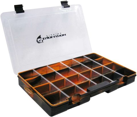 DRIFT SERIES 3700 24 COMPARTMENT TACKLE TRAY ORANGE/BLACK