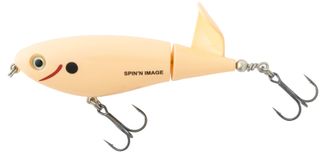 1/2 OZ SPIN'N IMAGE TOPWATER BAIT BONE 3-1/2"