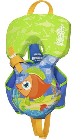 **WSL** PUDDLE JUMPER INFANT HYDRO LIFE VEST - ORANGE FISH