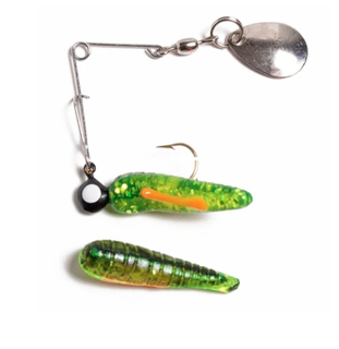 1/32 OZ GRUB-SPIN VALUE PACK CHAR CRAWFISH GLITTER