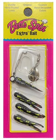 1/32 OZ SPLIT TAIL-SPIN VALUE PACK BLACK COACH DOG