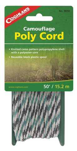 1/4"X50' CAMO POLY CORD