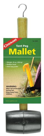 1 LB RUBBER MALLET FOR TENT STAKES