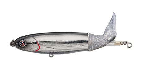 5" WHOPPER PLOPPER 130 - CHROME BLACK