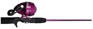 **WSL** 5-1/2' ZEBCO 202 COMBO 2PC MED - PURPLE/SILVER