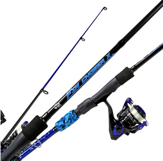 6-1/2' FINCHASER-X SPINNING COMBO BLUE & BLACK 2PC   *03-01-2026