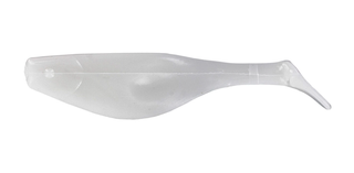 4" SHAD / WHITE (10 PACK)