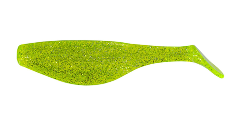 4" SHAD / CHARTREUSE SHINE (10 PACK)