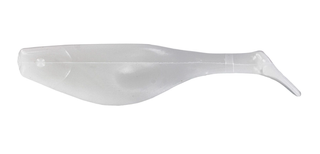 5" SHAD / WHITE (5 PACK)