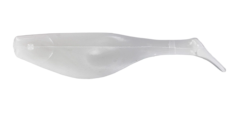 5" SHAD / WHITE (5 PACK)