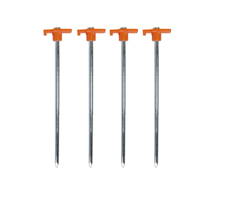 10" TENT NAIL STAKES - 4PK