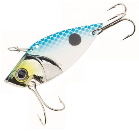 3/8 OZ GAY BLADE SINKING LURE CHROME/BLUE BACK