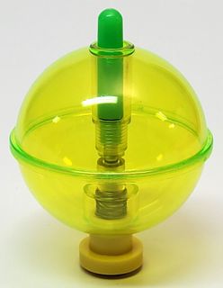 2-1/4" NIGHT BOBBY ULTRA LIGHTED FISHING FLOAT GREEN