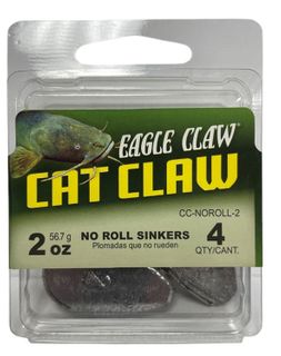 2 OZ CAT CLAW NO ROLL SINKER 4PK