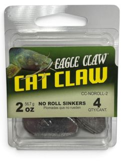 4 OZ CAT CLAW NO ROLL SINKER 4PK