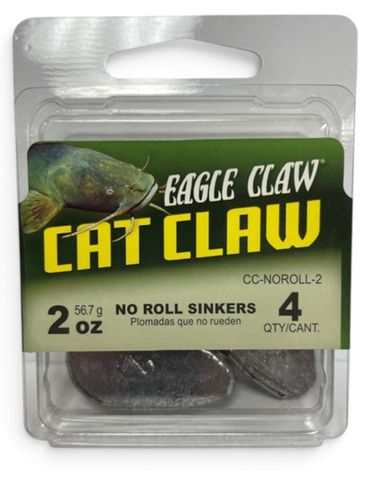 4 OZ CAT CLAW NO ROLL SINKER 4PK