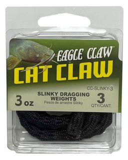 3 OZ CAT CLAW SLINKY DRAGGING WEIGHTS 3 OZ 3PK