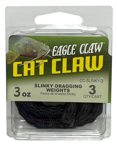 3 OZ CAT CLAW SLINKY DRAGGING WEIGHTS 3 OZ 3PK