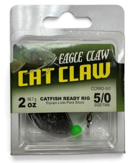 5/0 50 LB MONO CAT CLAW 2OZ READY RIG