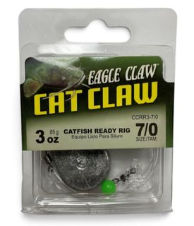 7/0 80 LB MONO CAT CLAW 3OZ READY RIG