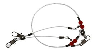 24" DOUBLE DROP MONO RIG 60LBS TEST