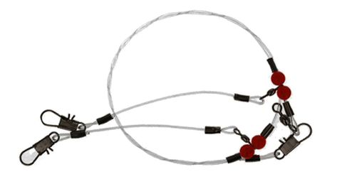 24" DOUBLE DROP MONO RIG 60LBS TEST