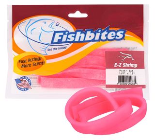 FISHBITES SALTWATER E-Z SHRIMP FAST PINK 2CT