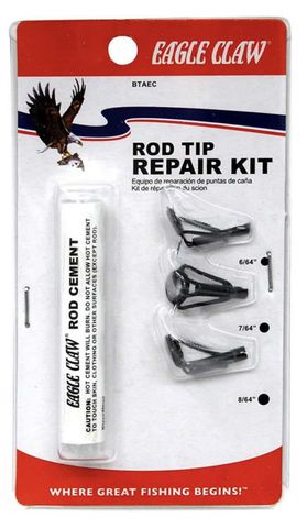 EAGLE CLAW ROD TIP REPAIR KIT W/GLUE
