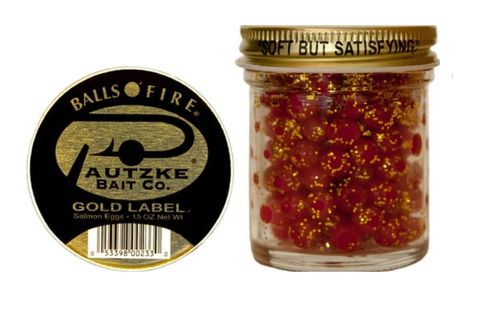 1 OZ GOLD LABEL BALLS O' FIRE SALMON EGGS