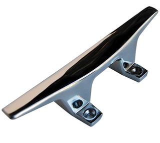 4.5" DOCK CLEAT ZAMAK CHROME - PAIR