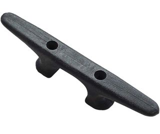 6" DOCK CLEAT BLACK NYLON