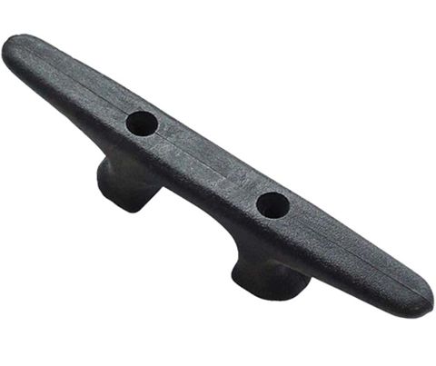 6" DOCK CLEAT BLACK NYLON