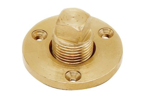 GARBOARD DRAIN PLUG ONLY- BRASS
