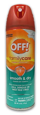 **WSL** 6 OZ OFF! FAMILY CARE SMOOTH & DRY INSECT REPELLENT
