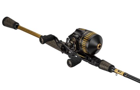6' 8" SNIPER SPINCAST COMBO MED BLACK 2PC