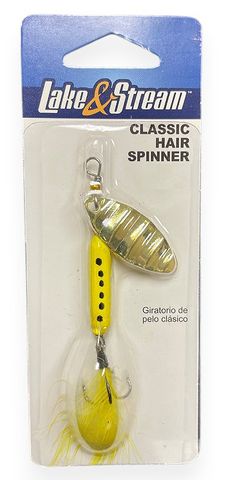 1/8 OZ CLASSIC HAIR SPINNER YELLOW / BLACK