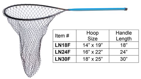 18"X25" LANDING NET 30" HANDLE