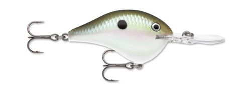 3/4 OZ DT SERIES 14 CRANKBAIT GREEN GIZZARD SHAD 2-3/4"