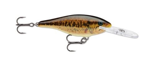 2-3/4" SHAD RAP 07 CRANKBAIT- 5/16 OZ - LIVE SMALLMOUTH BASS