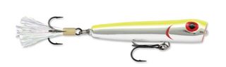 3/8 OZ RATTLIN CHUG BUG 08 METALLIC SILVER / CHARTREUSE BACK 3-1/4"