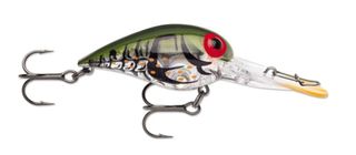 7/16 OZ ORIGINAL DEEP WIGGLE WART 05 PHANTOM GREEN CRAYFISH 2"