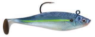 2" WILDEYE SWIM SHAD BLUE STEEL SHAD 1/8 OZ 3PK