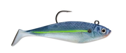 2" WILDEYE SWIM SHAD BLUE STEEL SHAD 1/8 OZ 3PK