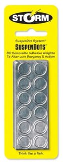 SUSPENDOTS - 80 PK REMOVABLE ADHESIVE WEIGHTS