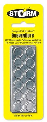 SUSPENDOTS - 80 PK REMOVABLE ADHESIVE WEIGHTS