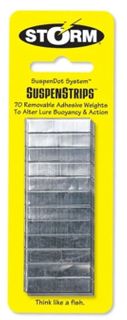 SUSPENSTRIPS - 70 PK REMOVABLE ADHESIVE WEIGHTS