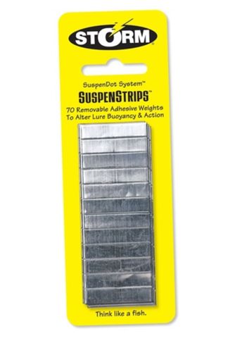 SUSPENSTRIPS - 70 PK REMOVABLE ADHESIVE WEIGHTS