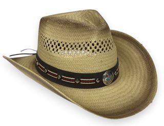 TOYO COWBOY HAT - VENTED TEA STAIN